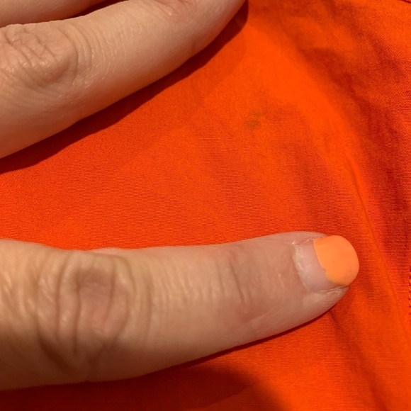 Vince Men's Short Sleeve Button Up Orange Large - Picture 7 of 7